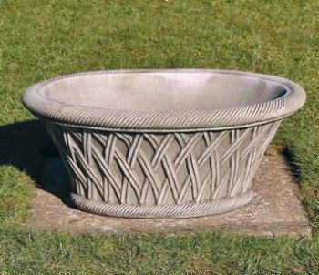 Oval Basket Pot
