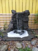 Self Contained Lava Stone Pond & Waterfall